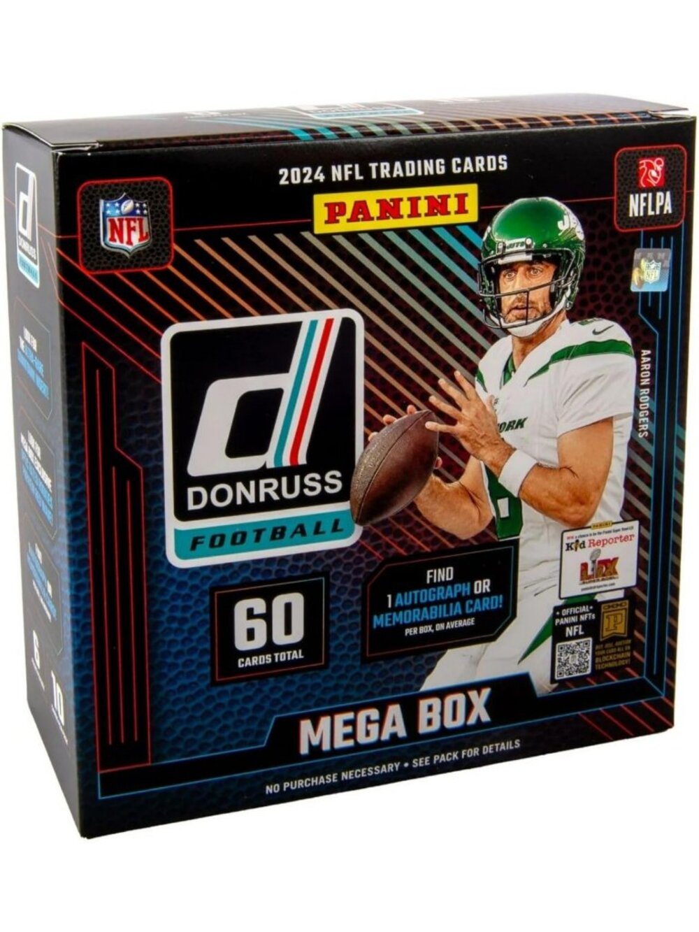Mega Box Football Trading Cards 2024 | Optic Rated Rookies Red Wave | 1 Auto/Mem